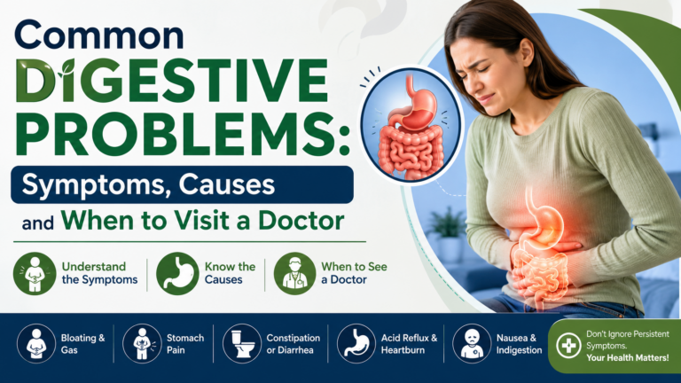 Common Digestive Problems: Symptoms, Causes and When to Visit a Doctor