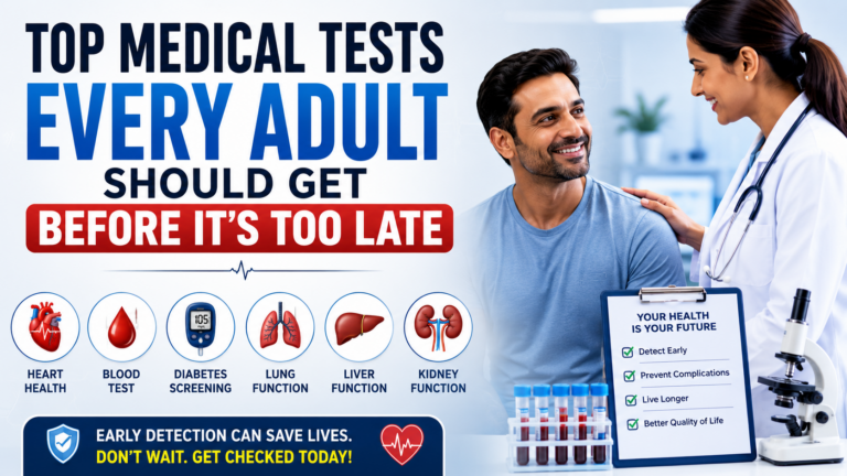 Top Medical Tests Every Adult Should Get Before It’s Too Late